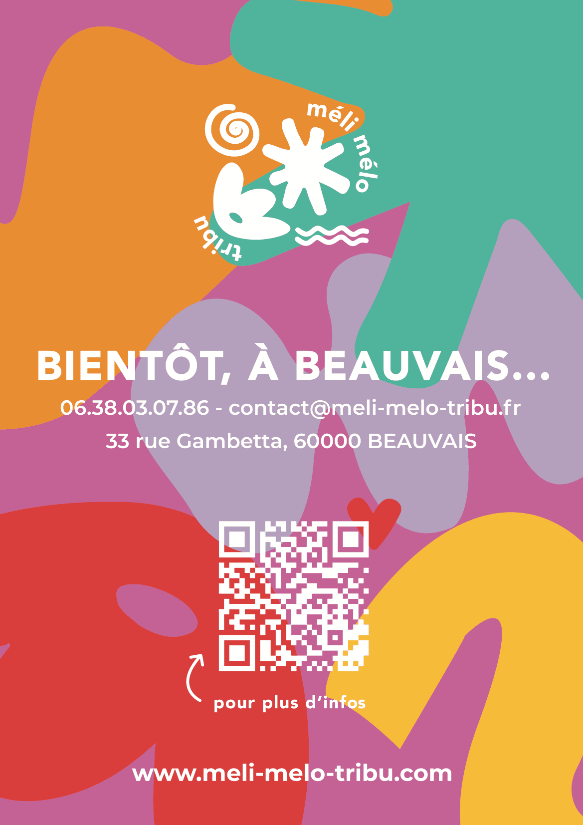 Affiche de l'ouverture prochaine de la boutique